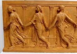 Pamono 19th Century Plaster High-Relief Sculpture Borghese Dancers><noscript><img width=