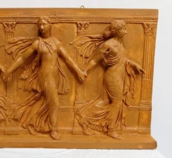 Pamono 19th Century Plaster High-Relief Sculpture Borghese Dancers><noscript><img width=