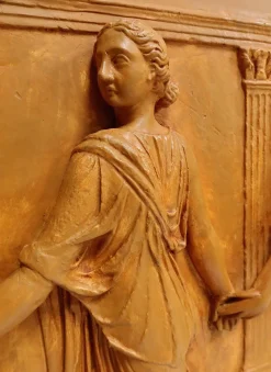 Pamono 19th Century Plaster High-Relief Sculpture Borghese Dancers><noscript><img width=