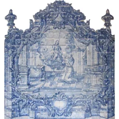 Pamono 18th Century Portuguese Azulejos Saint Antony> Architectural Elements