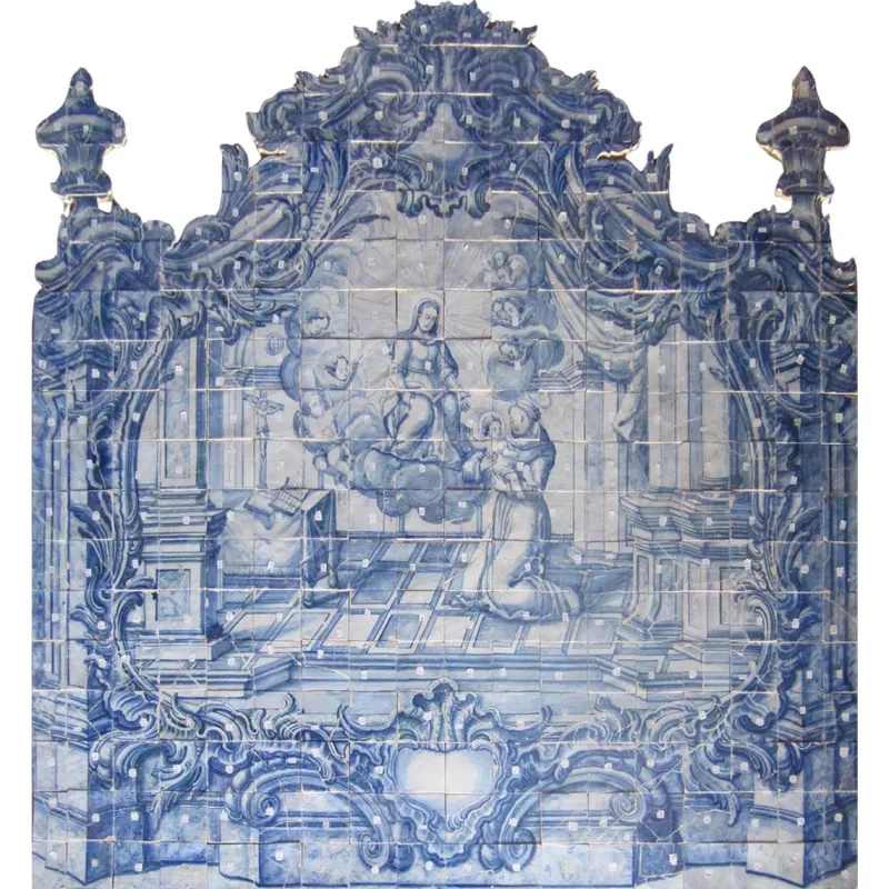 Pamono 18th Century Portuguese Azulejos Saint Antony> Architectural Elements