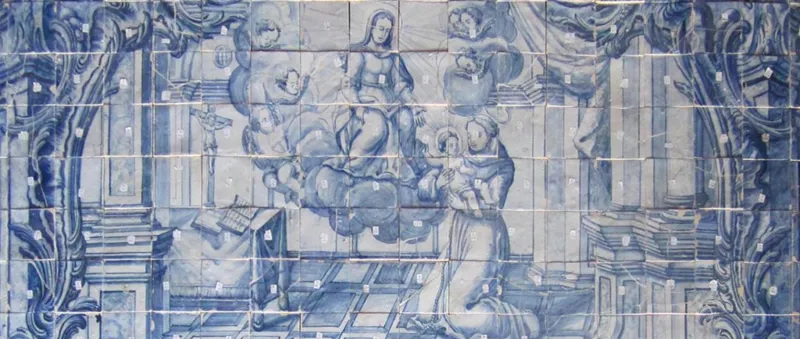 Pamono 18th Century Portuguese Azulejos Saint Antony> Architectural Elements