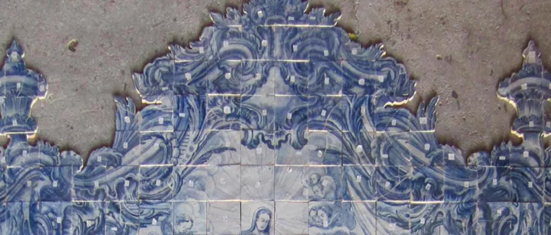 Pamono 18th Century Portuguese Azulejos Saint Antony> Architectural Elements