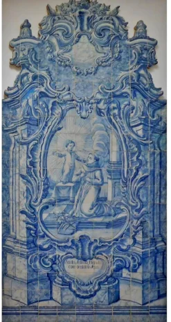 New Pamono 18th Century Portuguese Azulejos Saint Antony