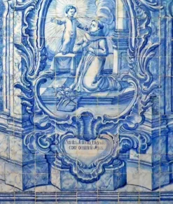 New Pamono 18th Century Portuguese Azulejos Saint Antony