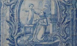 New Pamono 18th Century Portuguese Azulejos Saint Antony