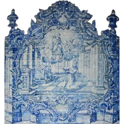Pamono 18th Century Portuguese Azulejos Saint Antony> Architectural Elements