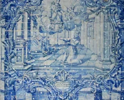 Pamono 18th Century Portuguese Azulejos Saint Antony><noscript><img width=