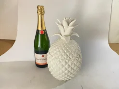 Sale Pamono 20th Century Portuguese Glazed Ceramic Pineapple Ice Bucket with Lid