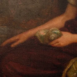Outlet Pamono 19th Century Pre-Raphaelite Oil Painting by Arthur Augustus Dixon