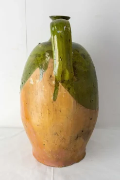 Pamono 19th Century Provencal Terracotta Oil Jar with Green Glaze><noscript><img width=