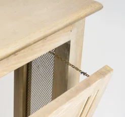 Pamono 20th Century Radiator Cover in Whitewashed and Painted Wood><noscript><img width=