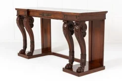 Pamono 19th Century Regency English Mahogany Serving Table> Console Tables