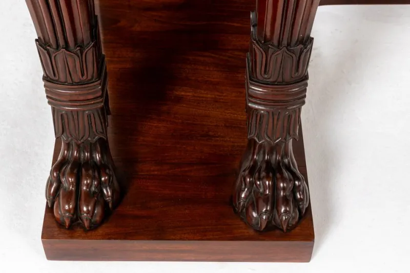 Pamono 19th Century Regency English Mahogany Serving Table> Console Tables