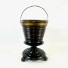 Discount Pamono 19th Century Regency Mahogany Ebonized Wooden Peat Bucket with Brass Lining