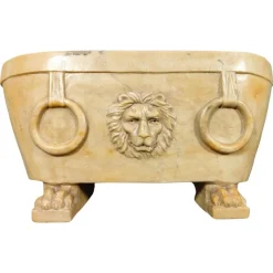 Pamono 18th Century Roman Marble Lion Bath> Garden Accessories