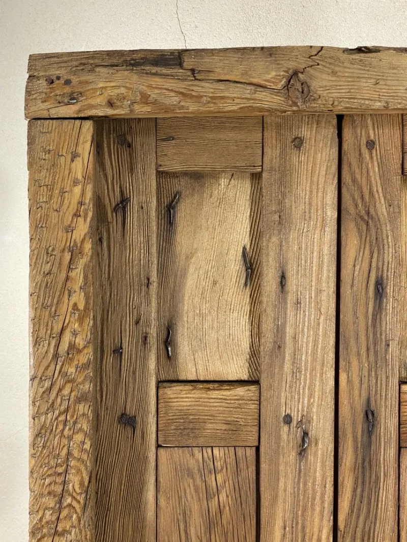 Pamono 18th Century Rustic Pine Wood Window> Architectural Elements