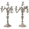 Pamono 19th Century Silver Candelabra from Boin Taburet, Set of 2> Candleholders