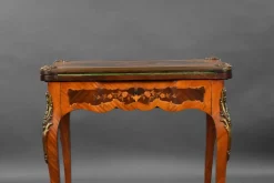 New Pamono 19th Century Victorian English Walnut & Marquetry Card Table