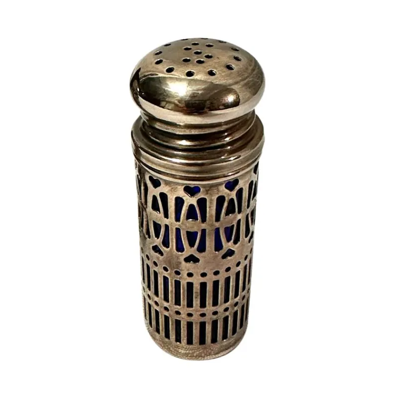 Outlet Pamono 19th Century Victorian Silver Set of Salt and Pepper Shakers, England, 1850s, Set of 2