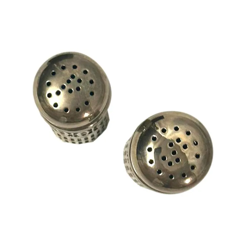 Outlet Pamono 19th Century Victorian Silver Set of Salt and Pepper Shakers, England, 1850s, Set of 2