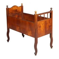 Pamono 19th Century Walnut Cradle><noscript><img width=