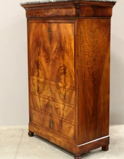Pamono 19th Century Walnut Secretaire from Louis Philippe><noscript><img width=