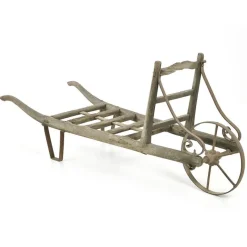 Pamono 19th Century Wheelbarrow in Wood and Metal> Garden Accessories