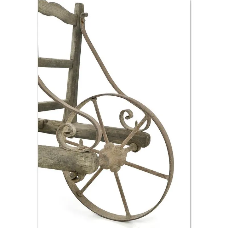 Pamono 19th Century Wheelbarrow in Wood and Metal> Garden Accessories