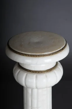 Clearance Pamono 20th Century White Marble Column