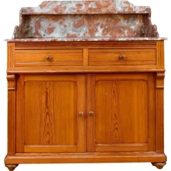 Online Pamono 19th Century Wood & Marble Vanity