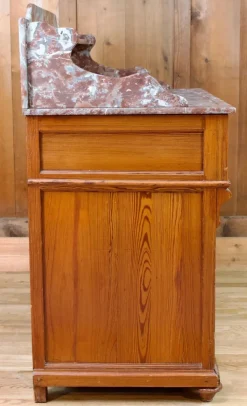 Online Pamono 19th Century Wood & Marble Vanity