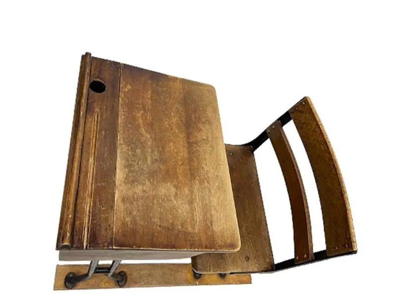 Pamono 19th Century Wooden Children's School Desk> Children's Tables