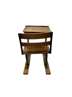 Pamono 19th Century Wooden Children's School Desk><noscript><img width=