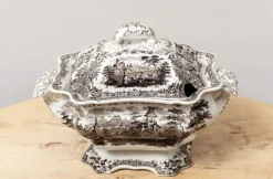 Pamono 19th English Transfer Tureen><noscript><img width=
