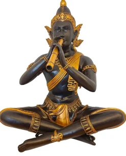 Clearance Pamono Thai Artist, Phra Aphai Mani, 1920s-1940s, Bronze
