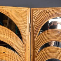 Online Pamono 20th-Century Italian Parma Series Mirrored Folding Screen, 1970s