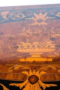 Pamono 19th-Century Marquetry Game Table, 1820s><noscript><img width=