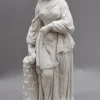 Discount Pamono 19th-Century Parian Figure of a Woman Leaning on a Column
