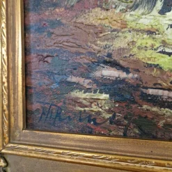 Pamono The Alps, 1980s, Oil on Canvas, Framed><noscript><img width=