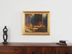 Online Pamono The Autumn Forest, 1960s, Oil on Canvas, Framed