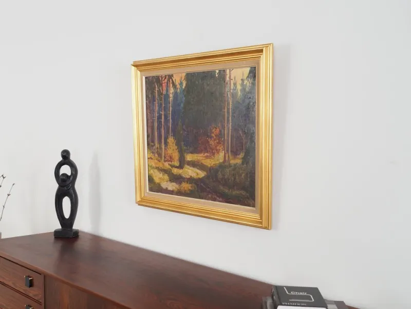 Online Pamono The Autumn Forest, 1960s, Oil on Canvas, Framed