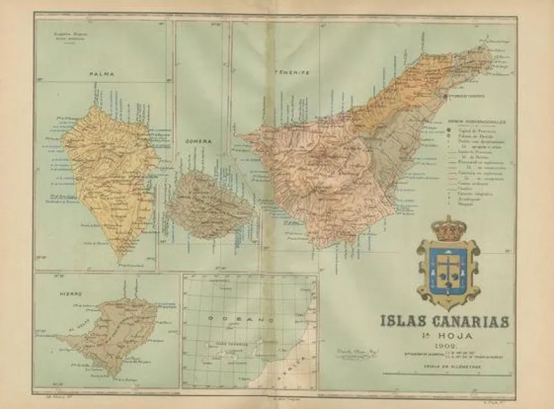 Discount Pamono The Canary Islands in 1902
