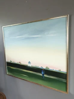 Pamono The Distance Between, Oil Painting, Framed><noscript><img width=