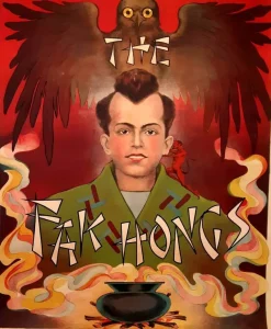 Pamono The Fak Hongs, 1930, Lithograph & Oil on Canvas> Art Nouveau