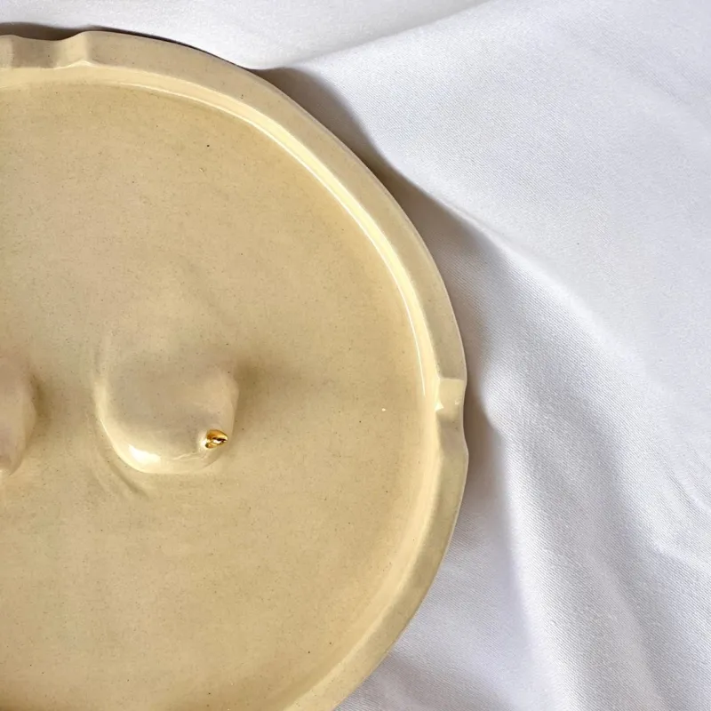 Outlet Pamono The Golden Non-Smokers Ashtray by Constanza Company