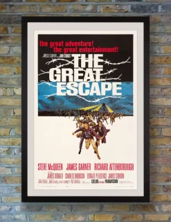 Hot Pamono The Great Escape Original Vintage US One Sheet Movie Poster, 1963