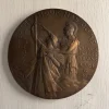 Outlet Pamono The Hour Has Come Justice Liberty Medal Matrix by Anie Mouroux, 1917