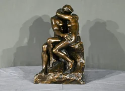Discount Pamono The Kiss Resin Sculpture after A.Rodin, Late 20th Century