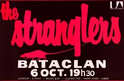 Pamono The Stranglers Concert at Bataclan Poster, Paris, France, 1978> Posters|Wall Decor